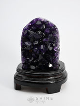 Natural Amethyst Deep Purple Crystal Cluster - Shine by Evelyn -